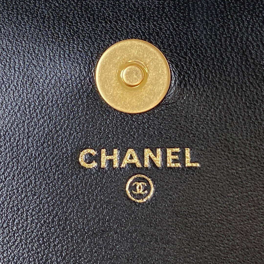 Chanel AP3363 Flap Baguette Bag Lambskin Black - Default Title - View 9