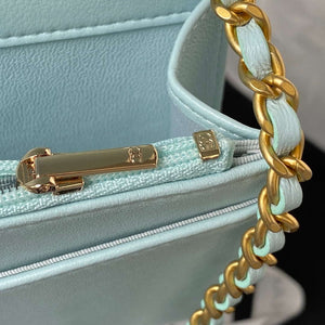 Chanel AP3363 Flap Baguette Bag Lambskin Blue - Default Title - View 7