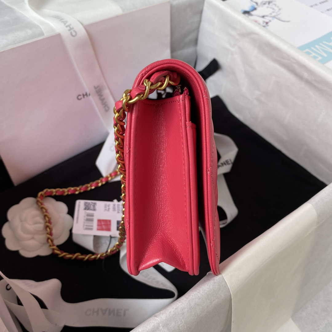 Chanel AP3363 Flap Baguette Bag Lambskin Red - Default Title - View 4