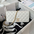 Chanel AP3363 Flap Baguette Bag Lambskin White - Default Title - View 1