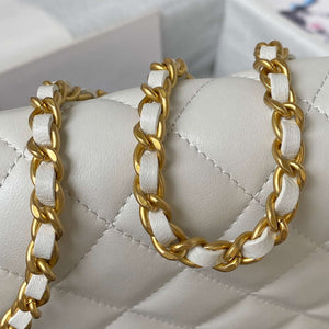 Chanel AP3363 Flap Baguette Bag Lambskin White - Default Title - View 4