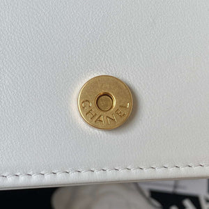 Chanel AP3363 Flap Baguette Bag Lambskin White - Default Title - View 9