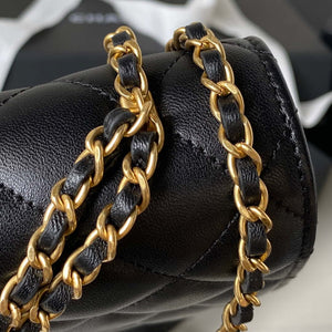 Chanel AP3424 Woc Mini Flap Bag Lambskin Black - Default Title - View 5