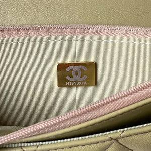 Chanel AP3424 Woc Mini Flap Bag Lambskin Lemon Yellow - Default Title - View 8