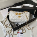 Chanel AP3426 Woc Mini Flap Bag Lambskin 17cm White - Default Title - View 1