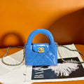 Chanel AP3435 Shiny Aged calfskin & gold-tone metal blue - Default Title - View 1