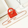 Chanel AP3435 Shiny Aged calfskin & gold-tone metal Orange Red - Default Title - View 1