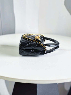 Chanel AP3435 Shiny aged calfskin & gold-tone metal Black - Default Title - View 4