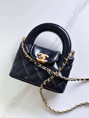 Chanel AP3435 Shiny aged calfskin & gold-tone metal Black - Default Title - View 5