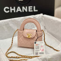 Chanel AP3435 Shiny aged calfskin & gold-tone metal Pink - Default Title - View 1