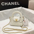 Chanel AP3435 Shiny aged calfskin & gold-tone metal White - Default Title - View 1
