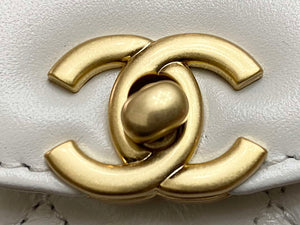 Chanel AP3435 Shiny aged calfskin & gold-tone metal White - Default Title - View 6
