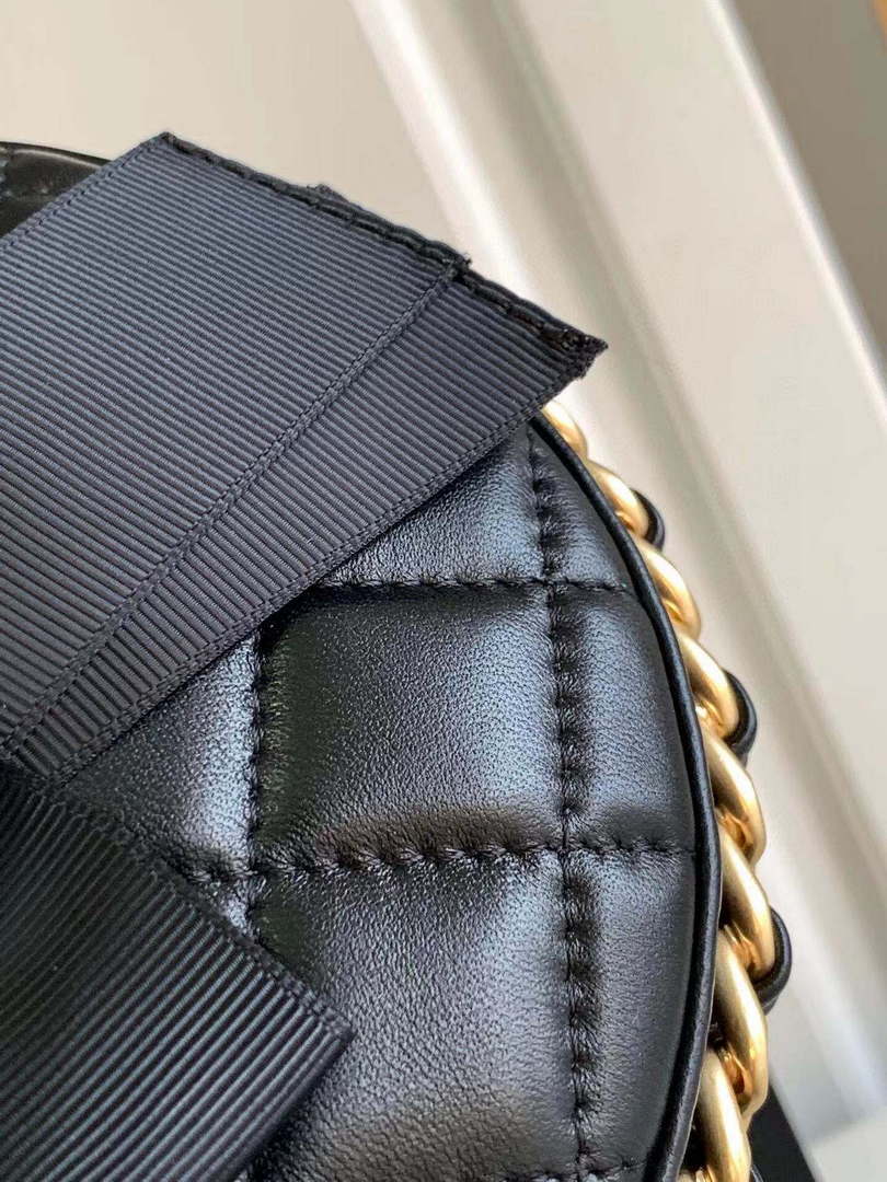 Chanel AP3584 Pouch Mixed Fibers Calfskin & Gold-Tone Metal Black - Default Title - View 8