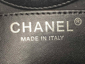 Chanel AP3656 Small Shopping Bag Shiny Lambskin & Gold-Tone Metal Black - Default Title - View 9