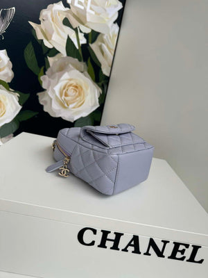 Chanel Ap3753 CLASSIC MINI Backpack Calfskin Gray Purple - Default Title - View 7