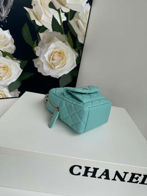 Chanel Ap3753 CLASSIC MINI Backpack Calfskin Lake Blue - Default Title - View 7