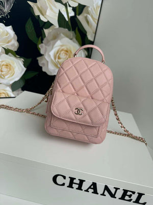 Chanel Ap3753 CLASSIC MINI Backpack Calfskin Pink - Default Title - View 1