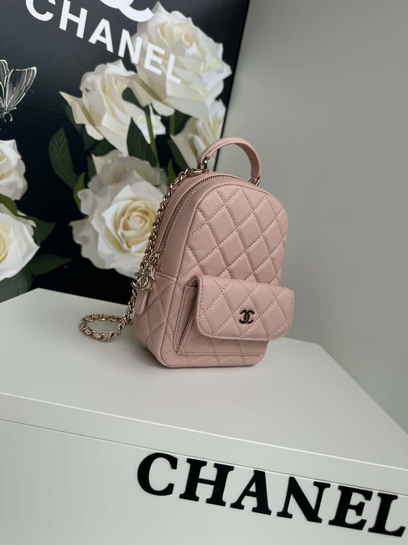 Chanel Ap3753 CLASSIC MINI Backpack Calfskin Pink - Default Title - View 3