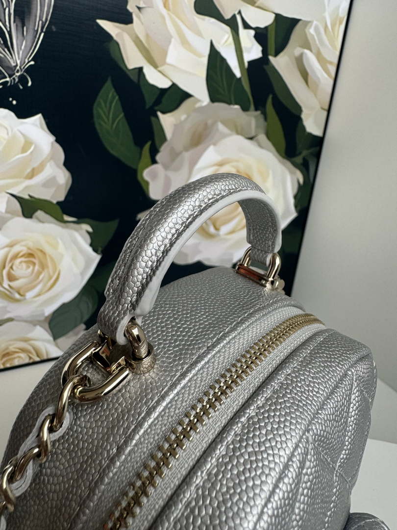 Chanel Ap3753 CLASSIC MINI Backpack Calfskin Silver - Default Title - View 4