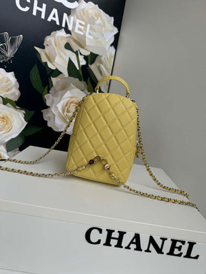 Chanel Ap3753 CLASSIC MINI Backpack Calfskin Yellow - Default Title - View 2