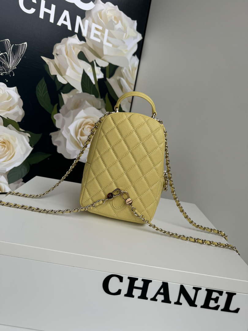 Chanel Ap3753 CLASSIC MINI Backpack Calfskin Yellow - Default Title - View 2