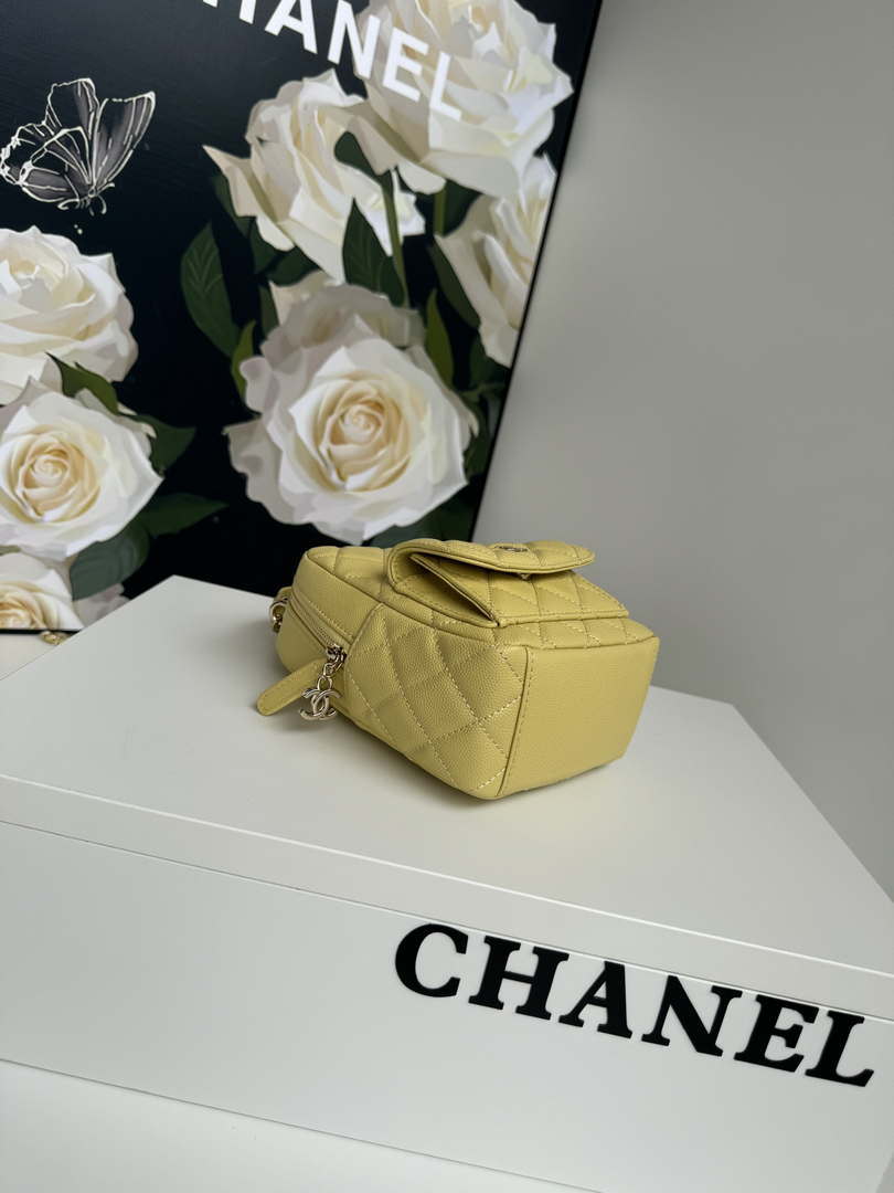 Chanel Ap3753 CLASSIC MINI Backpack Calfskin Yellow - Default Title - View 7