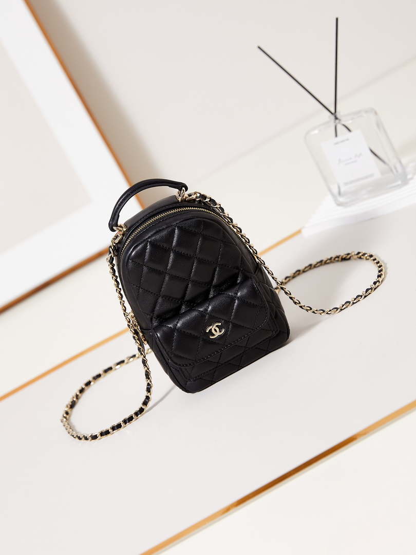 Chanel Ap3753 CLASSIC MINI Backpack Lambskin Black - Default Title - View 1