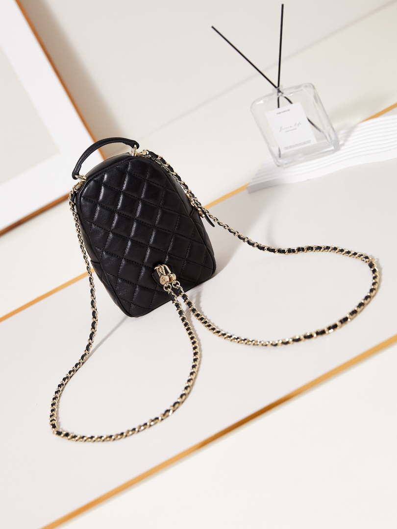 Chanel Ap3753 CLASSIC MINI Backpack Lambskin Black - Default Title - View 5