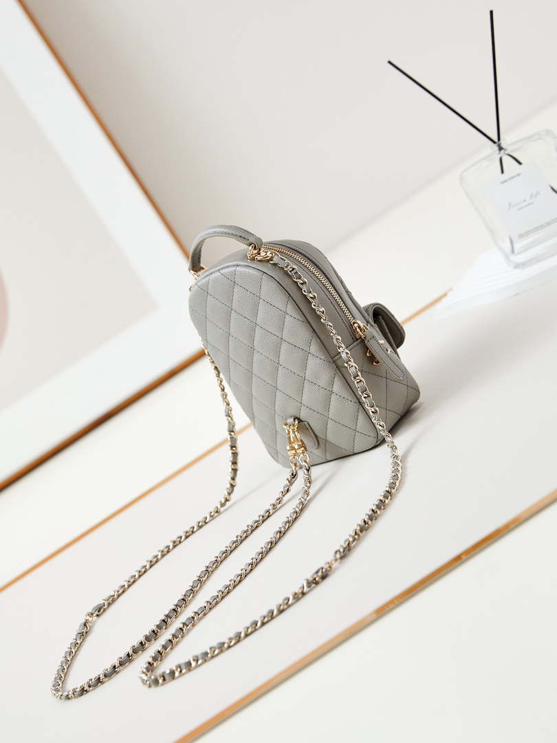 Chanel Ap3753 CLASSIC MINI Backpack Calfskin Grey - Default Title - View 4