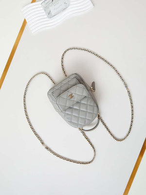 Chanel Ap3753 CLASSIC MINI Backpack Calfskin Grey - Default Title - View 7