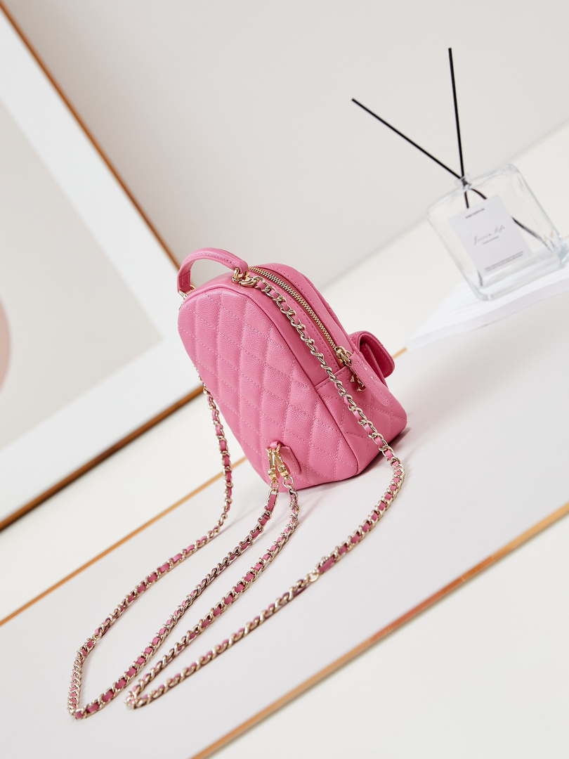 Chanel Ap3753 CLASSIC MINI Backpack Calfskin Hot Pink - Default Title - View 4