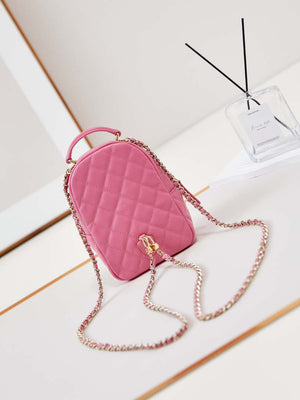 Chanel Ap3753 CLASSIC MINI Backpack Calfskin Hot Pink - Default Title - View 5