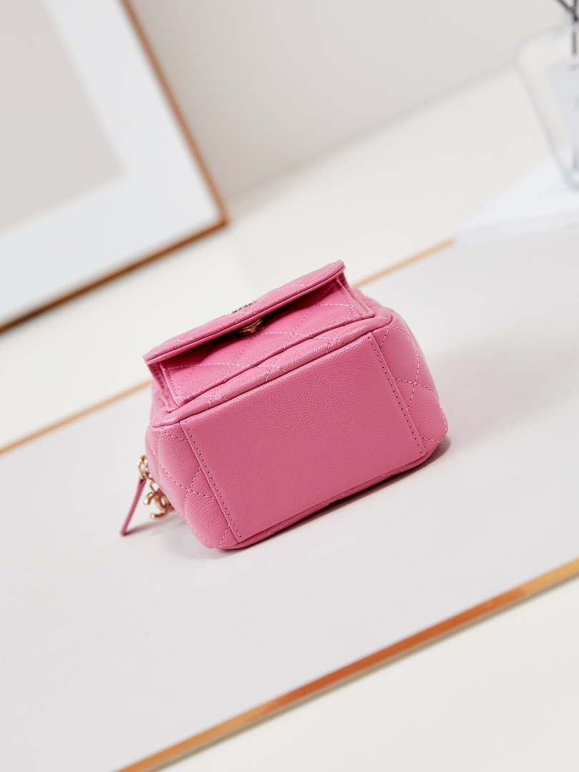 Chanel Ap3753 CLASSIC MINI Backpack Calfskin Hot Pink - Default Title - View 6