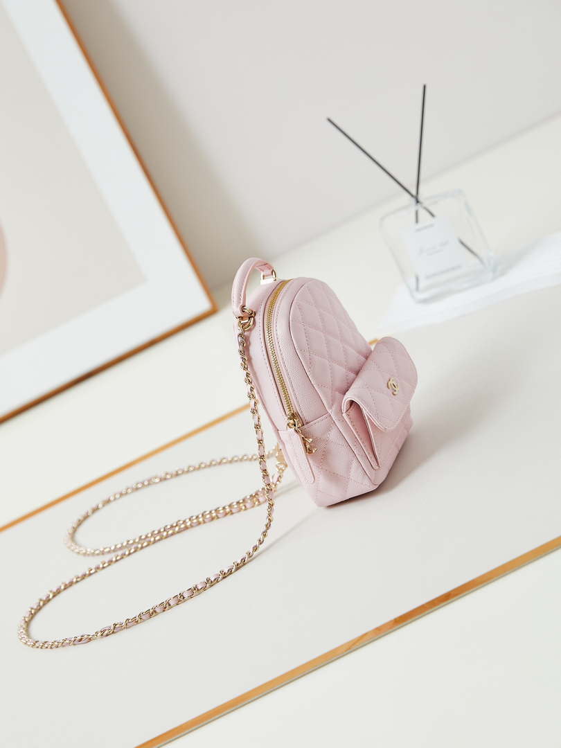 Chanel Ap3753 CLASSIC MINI Backpack Lambskin Pink - Default Title - View 3