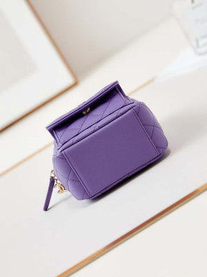Chanel Ap3753 CLASSIC MINI Backpack Calfskin Purple - Default Title - View 6