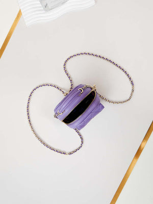 Chanel Ap3753 CLASSIC MINI Backpack Calfskin Purple - Default Title - View 8