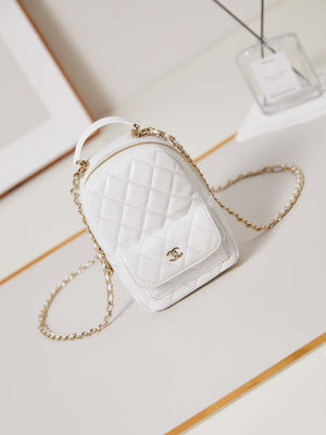 Chanel Ap3753 CLASSIC MINI Backpack Lambskin White - Default Title - View 1