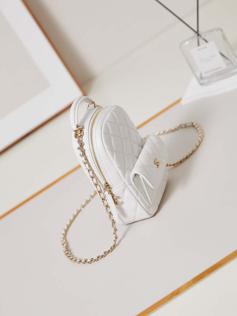 Chanel Ap3753 CLASSIC MINI Backpack Lambskin White - Default Title - View 3