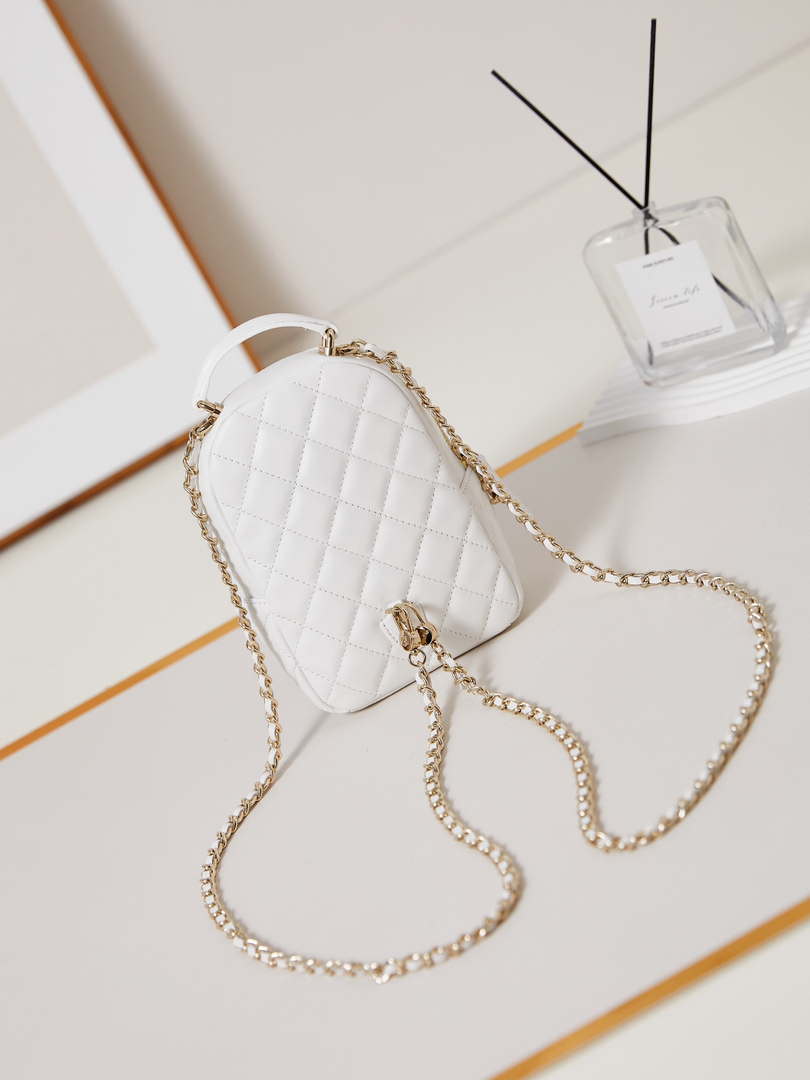Chanel Ap3753 CLASSIC MINI Backpack Lambskin White - Default Title - View 5