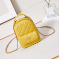 Chanel Ap3753 CLASSIC MINI Backpack Lambskin Yellow - Default Title - View 1