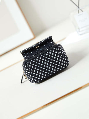 Chanel Ap3753 CLASSIC MINI Backpack Tweed & Gold-Tone Metal Black white - Default Title - View 6