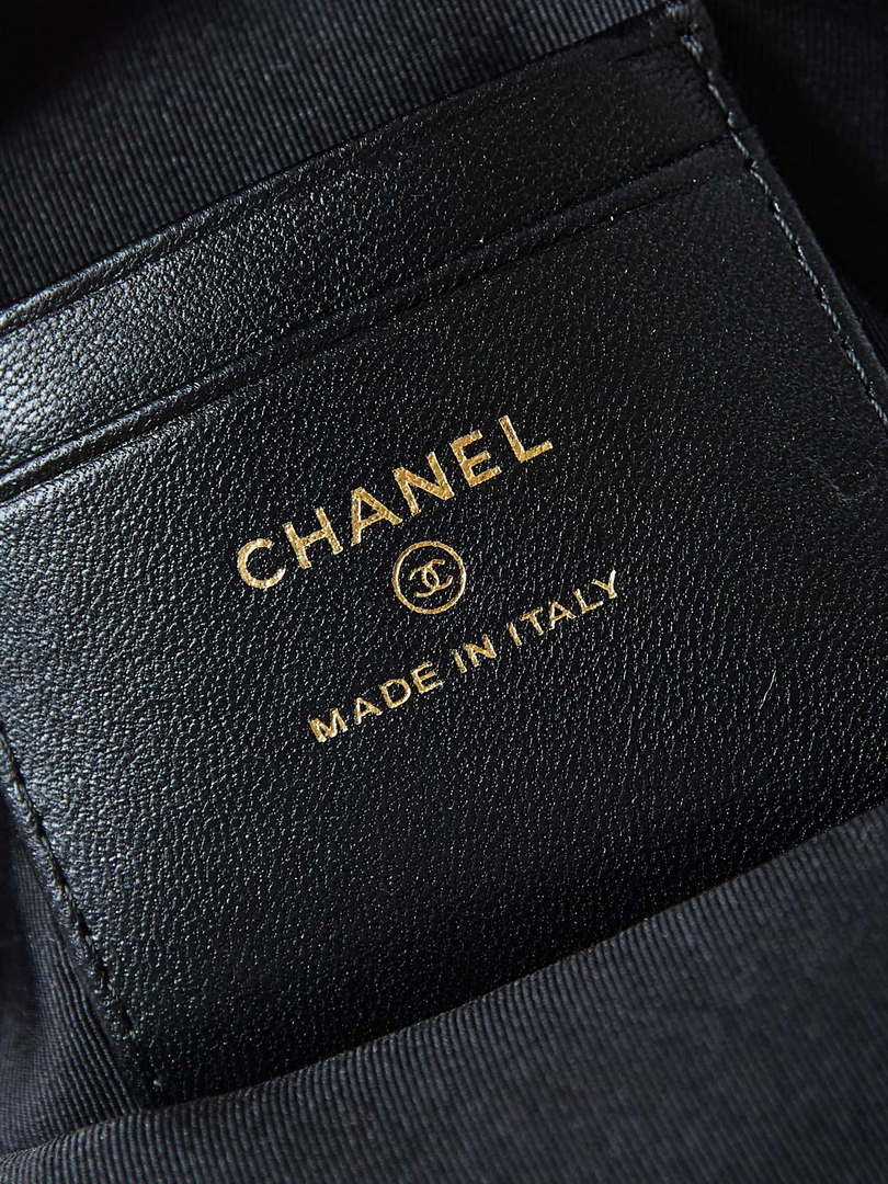 Chanel Ap3753 CLASSIC MINI Backpack Tweed & Gold-Tone Metal Black white - Default Title - View 9