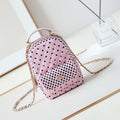 Chanel Ap3753 CLASSIC MINI Backpack Tweed & Gold-Tone Metal Pink & Black - Default Title - View 1