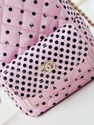 Chanel Ap3753 CLASSIC MINI Backpack Tweed & Gold-Tone Metal Pink & Black - Default Title - View 2