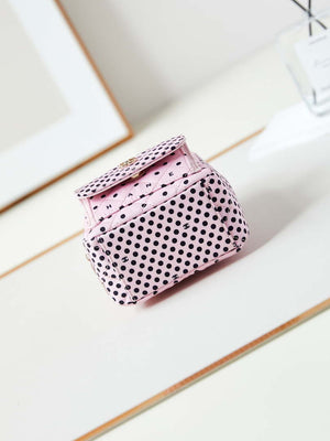 Chanel Ap3753 CLASSIC MINI Backpack Tweed & Gold-Tone Metal Pink & Black - Default Title - View 6