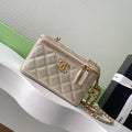 Chanel AP3940 25B Long Vanity with Chain  Calfskin Gold-Tone Meta Gold