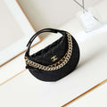 Chanel AP3943 Pouch Grained Shiny Calfskin & Gold-Tone Metal Black - Default Title - View 1