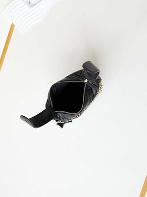Chanel AP3943 Pouch Grained Shiny Calfskin & Gold-Tone Metal Black - Default Title - View 8