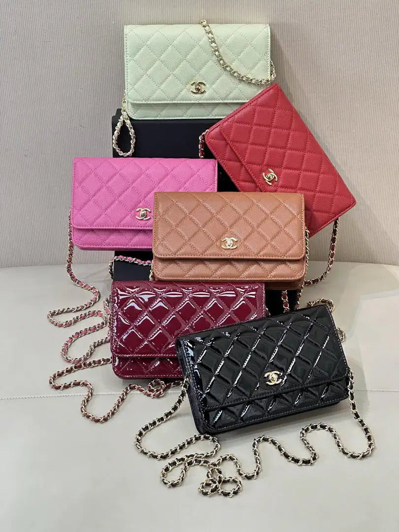 Chanel AP4241 Classic Wallet On Chain Calfskin Caramel
