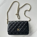 Chanel AP4241 Classic Wallet On Chain Lambskin Black